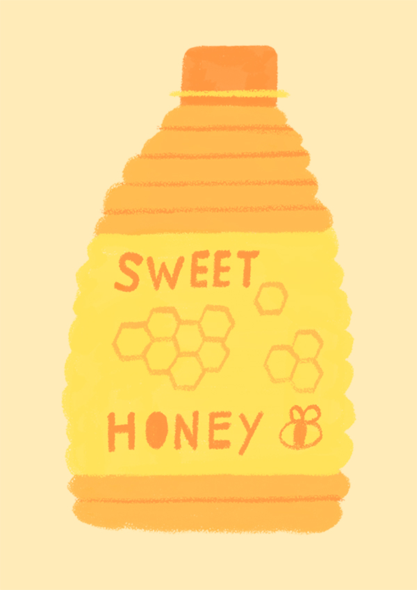 Sweet honey print