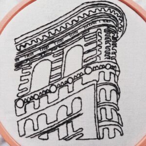 Building embroidery