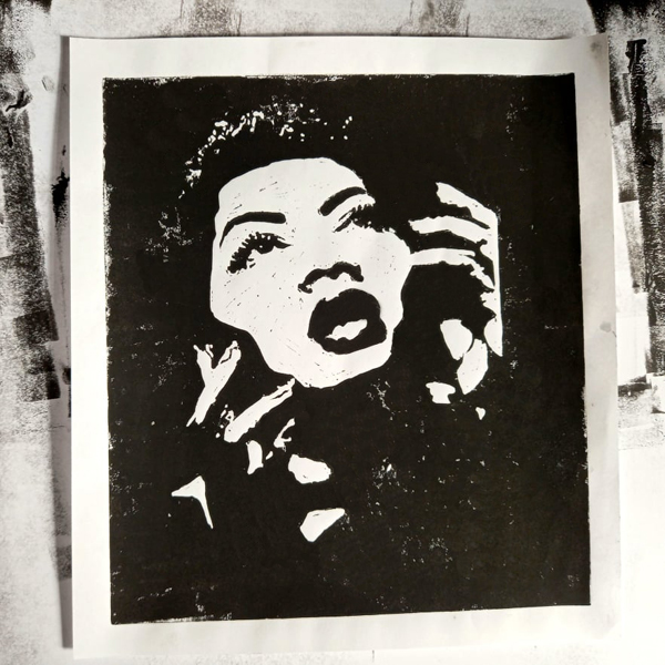 Pearl Bailey Lino image