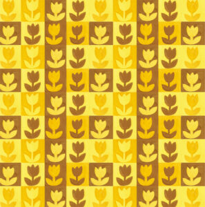 Warm tulip pattern