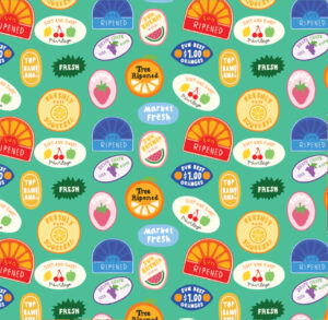 Fruit stickers