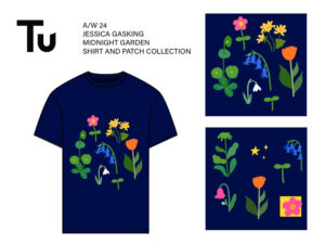 Midnight garden - Shirt and Patch collection